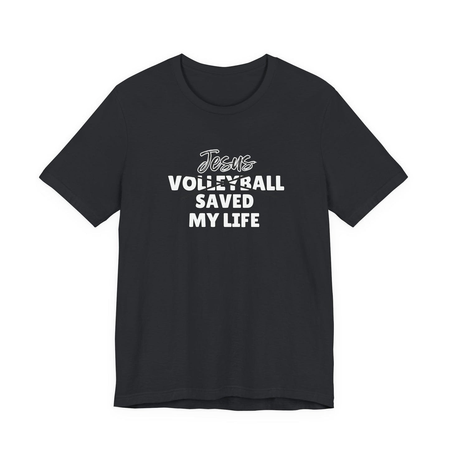 JSML Volleyball- cursive (white logo)