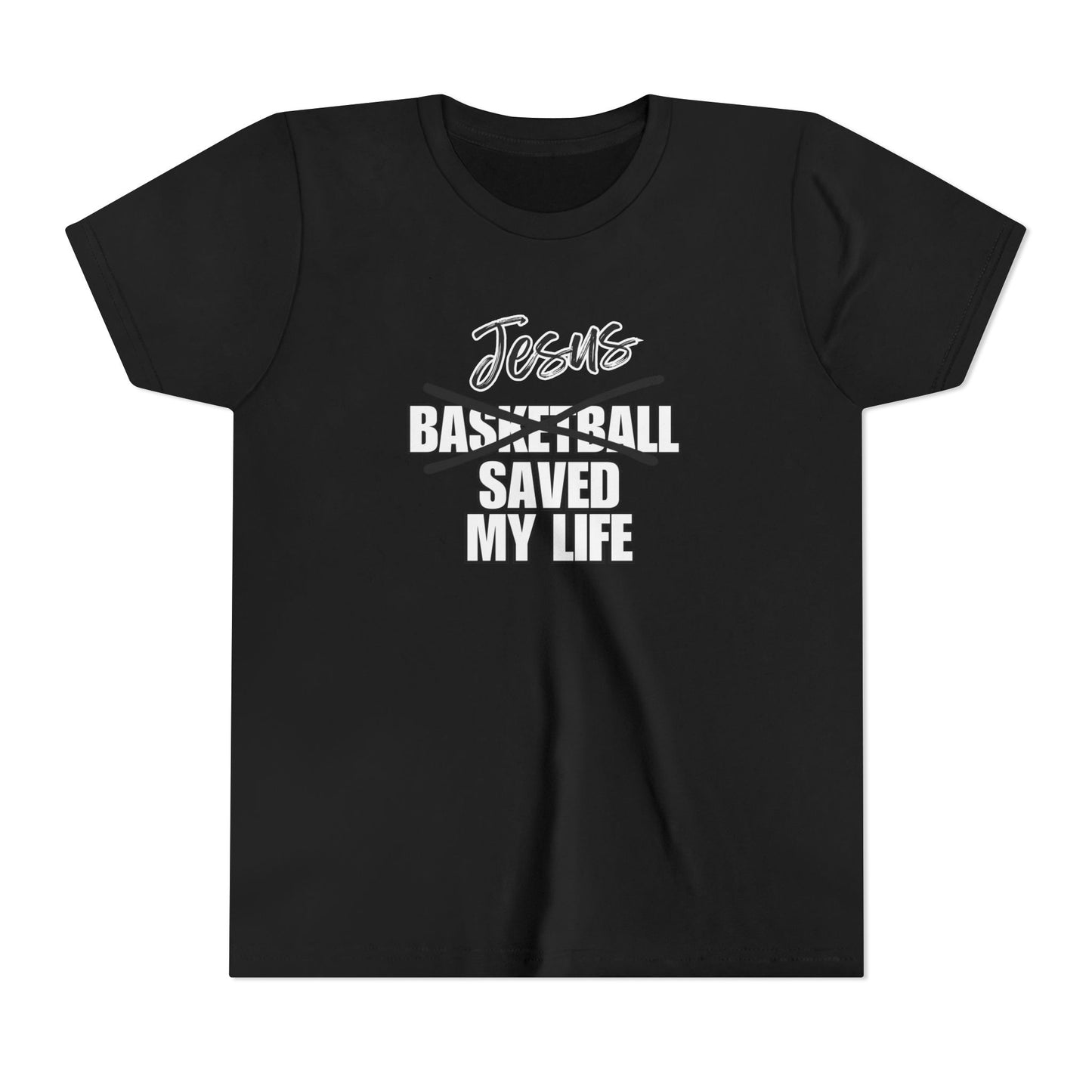 JSML Youth Basketball- Cursive (white logo)