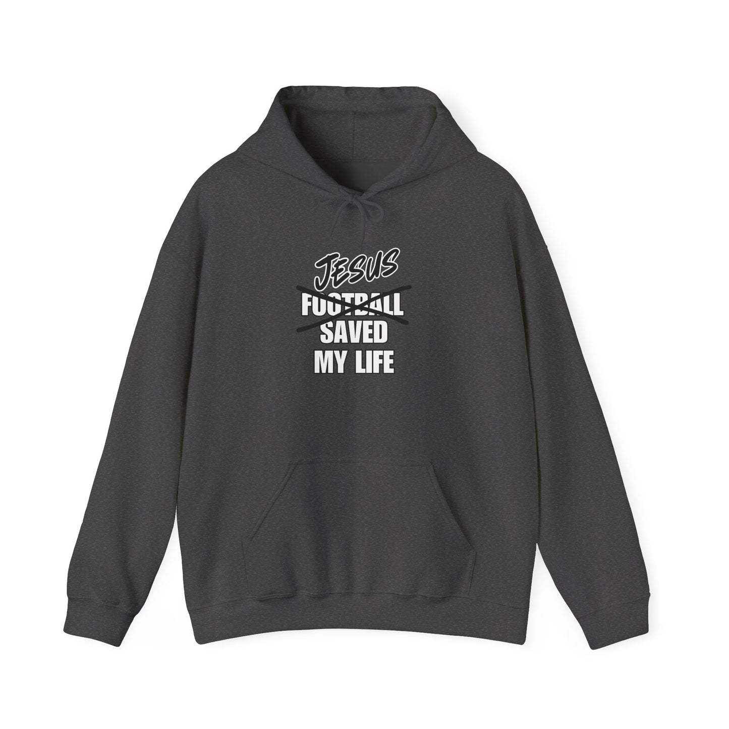 JSML Football- Bold Hoodie (white logo)