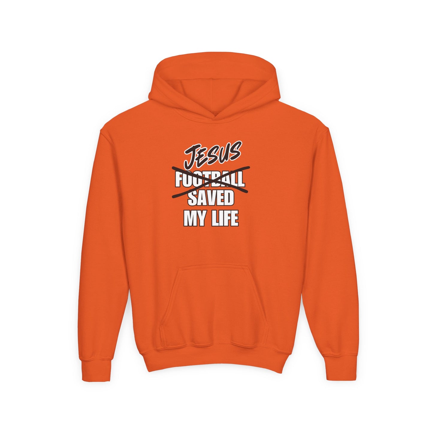 JSML Youth Football hoodie- Bold (white logo)