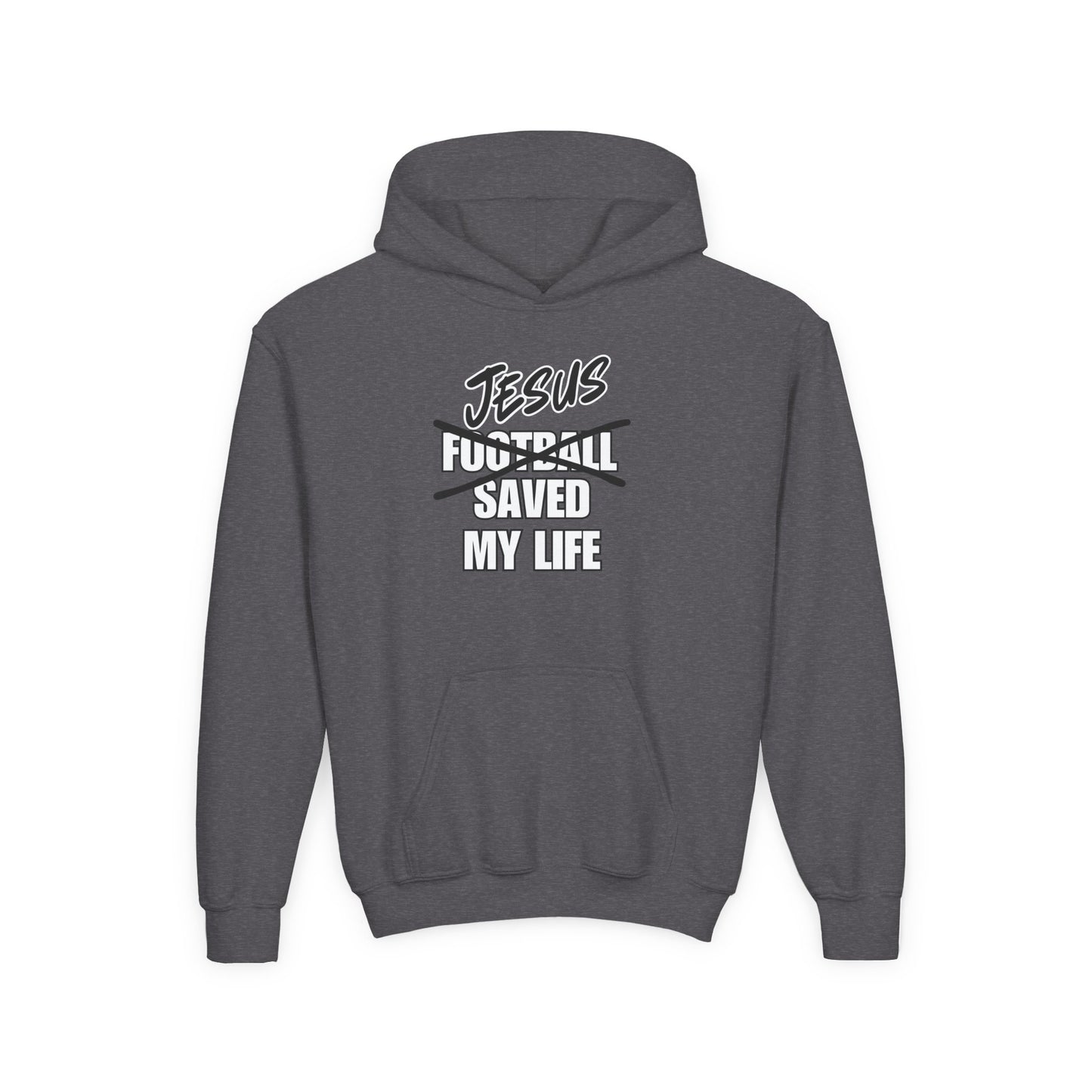 JSML Youth Football hoodie- Bold (white logo)