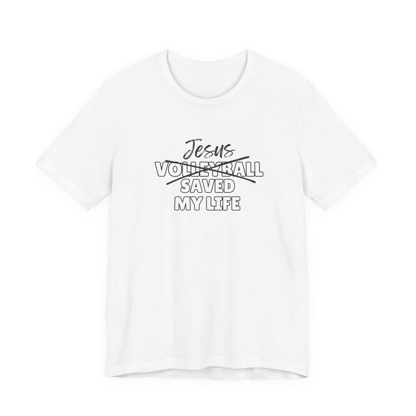 JSML Volleyball- cursive (white logo)