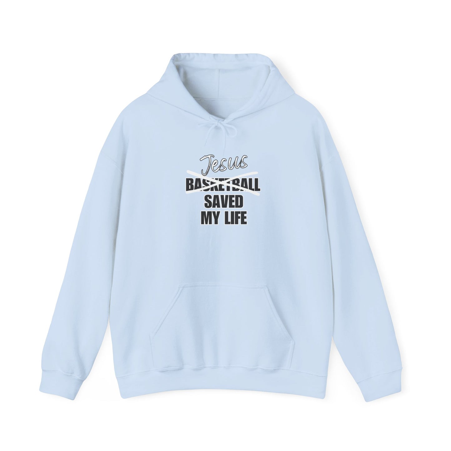 JSML Basketball- Cursive Hoodie (black logo)