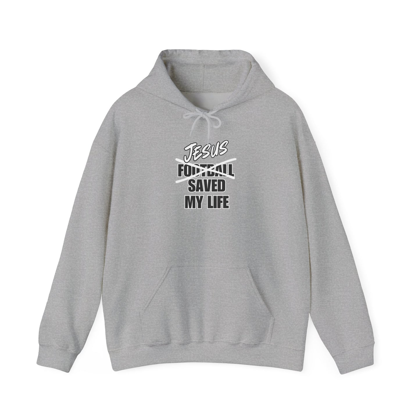 JSML Football- Bold Hoodie (black logo)