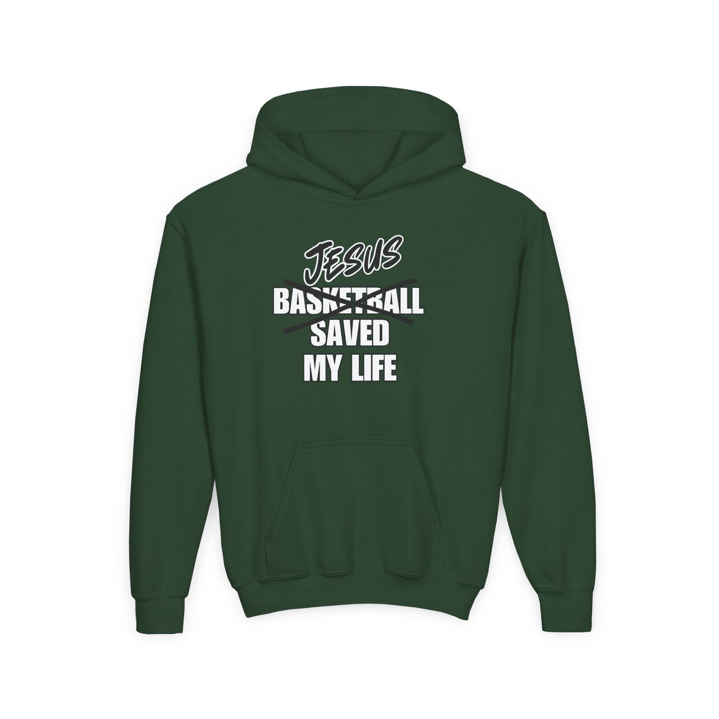 JSML Youth Basketball hoodie- Bold (white logo)