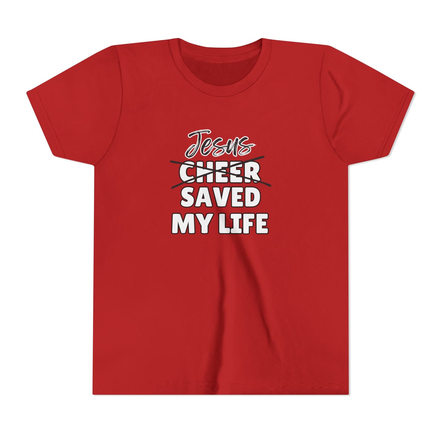 JSML Youth Cheer- Cursive (white logo)