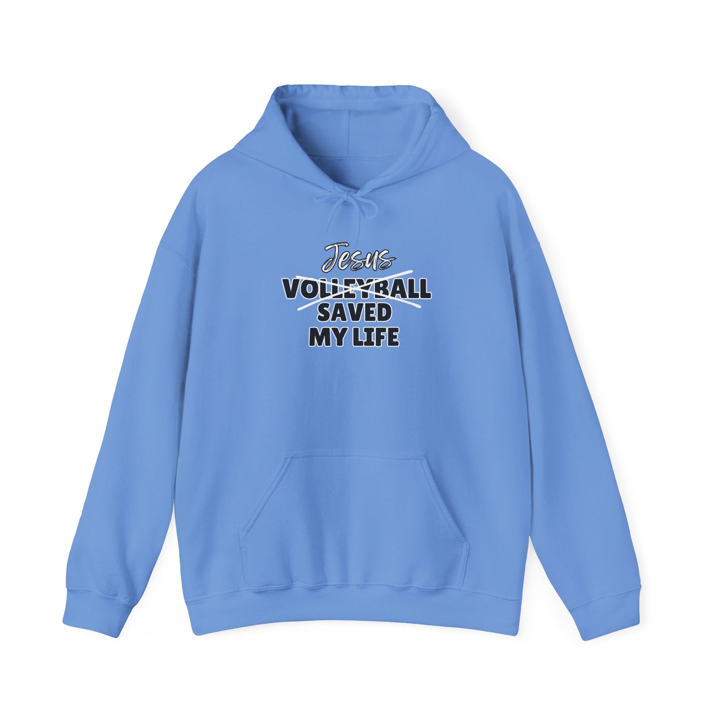 JSML Volleyball- Cursive Hoodie (black logo)