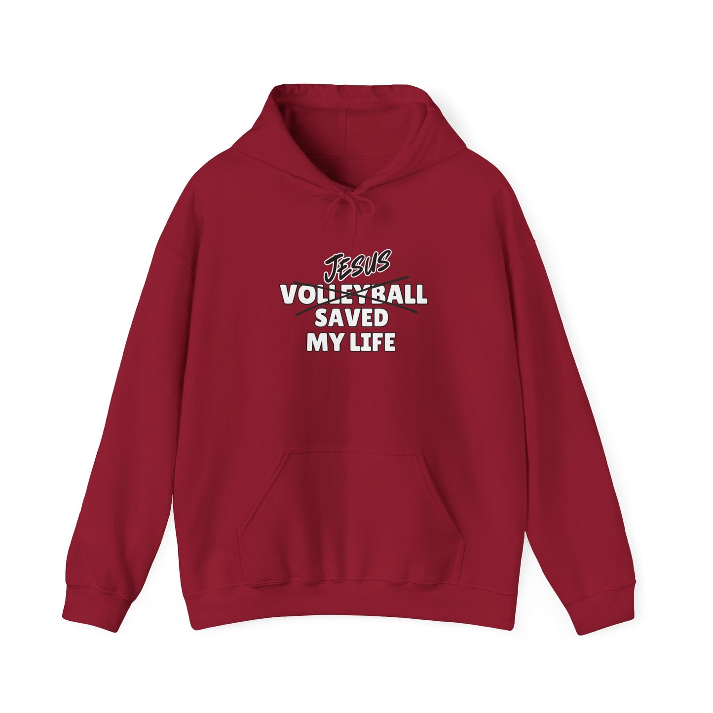 JSML Volleyball- Bold Hoodie (white logo)