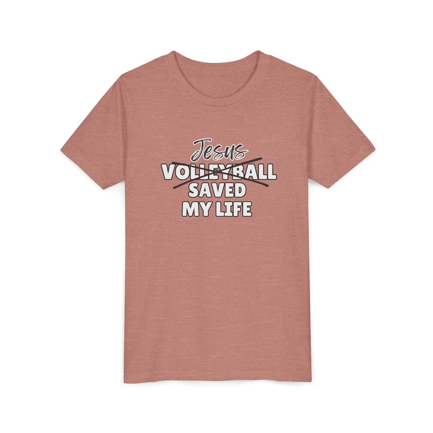 JSML Youth Volleyball- Cursive (white logo)