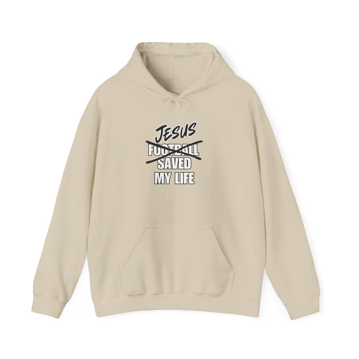JSML Football- Bold Hoodie (white logo)
