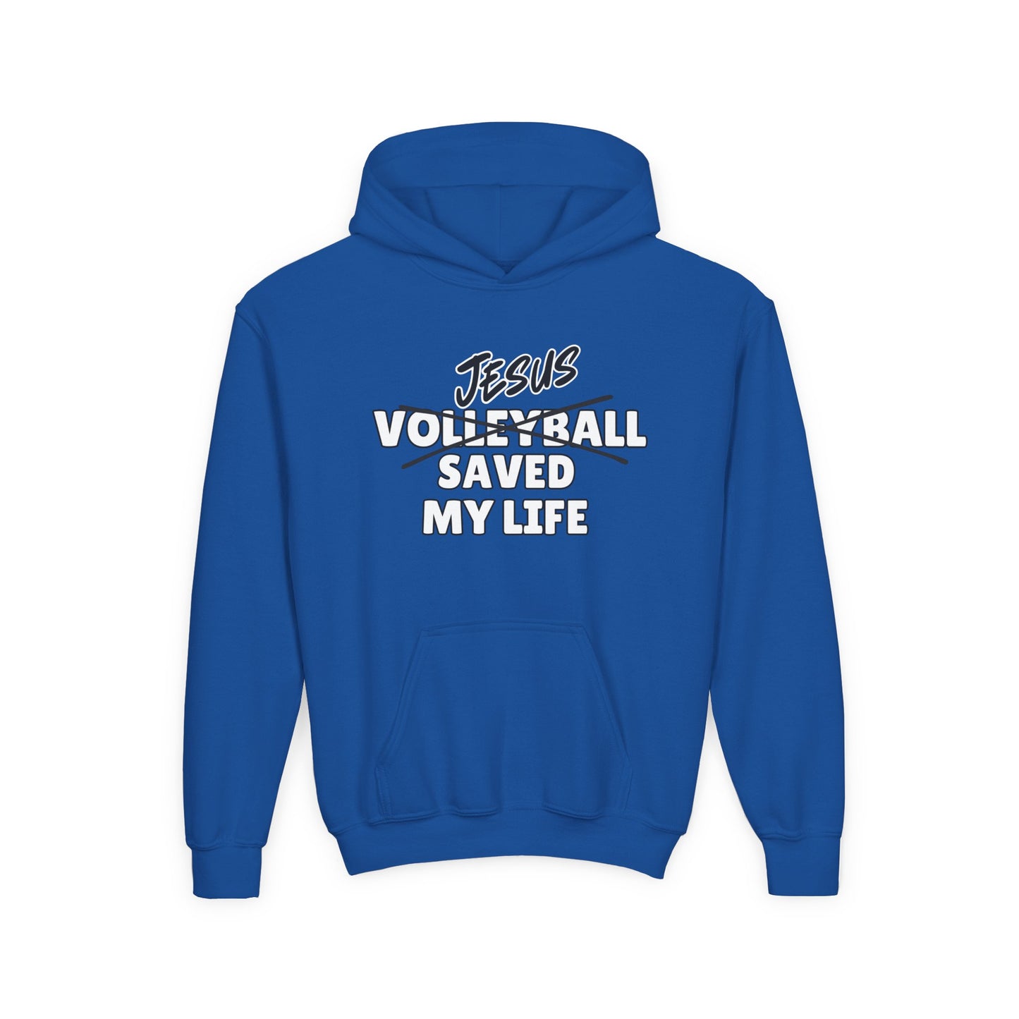 JSML Youth Volleyball hoodie- Bold (white logo)