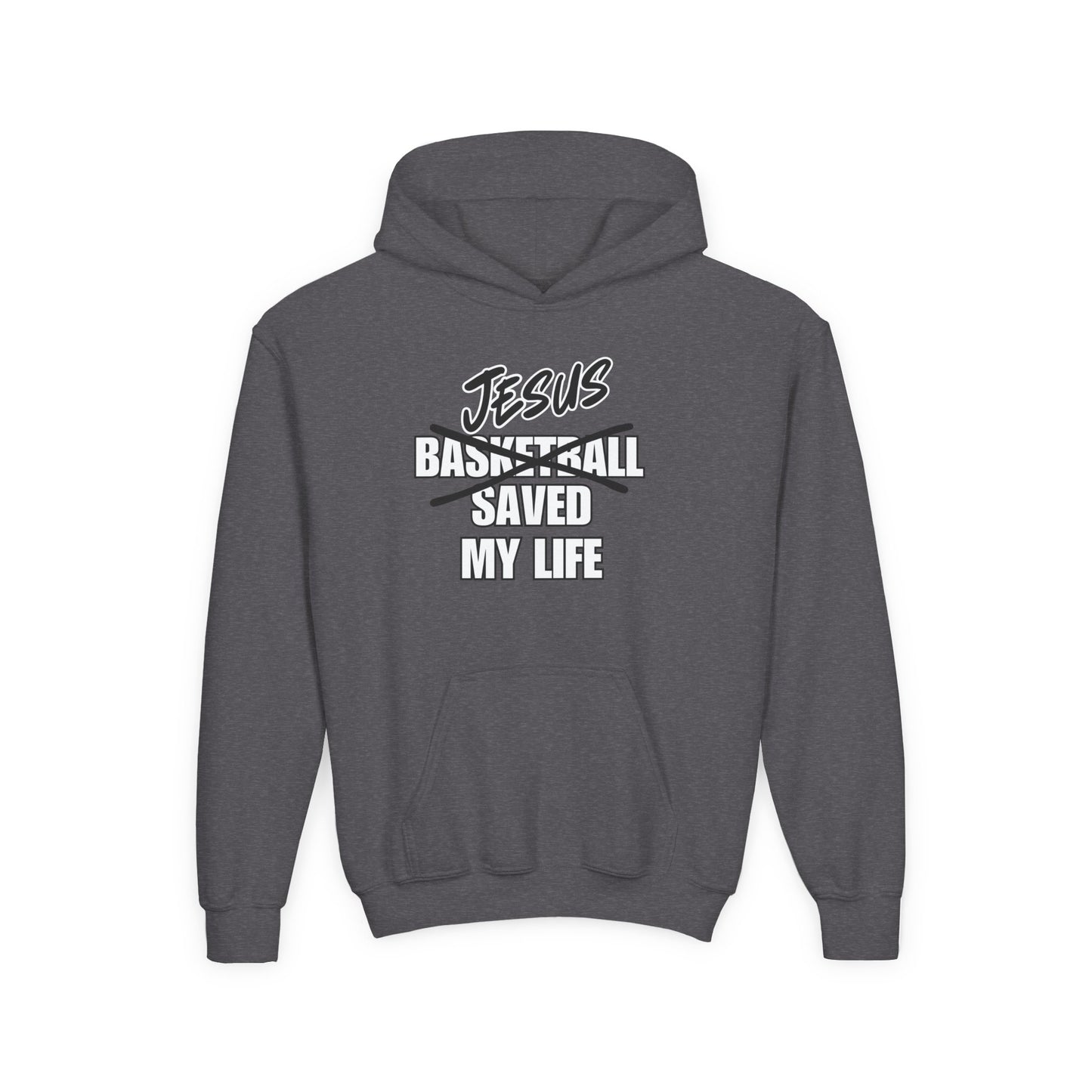 JSML Youth Basketball hoodie- Bold (white logo)