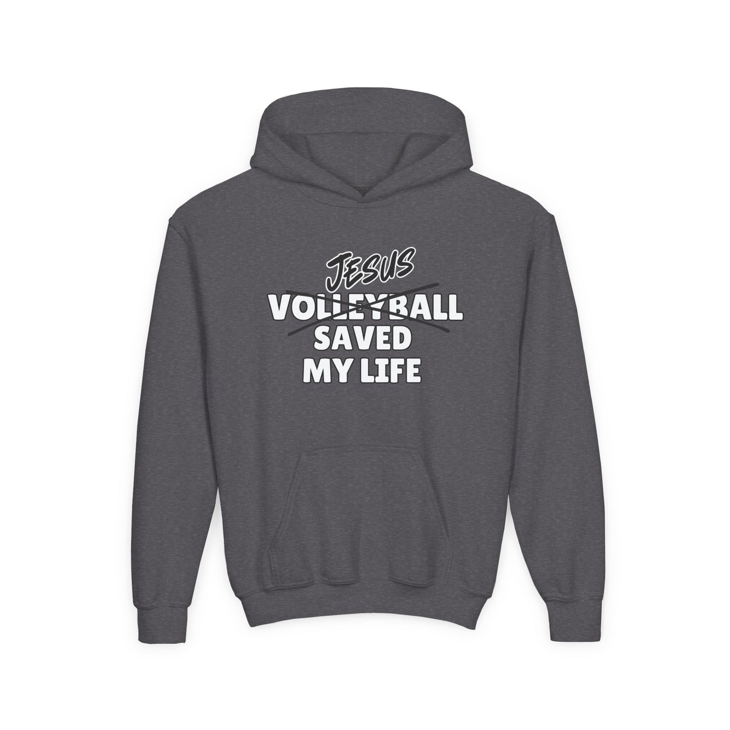 JSML Youth Volleyball hoodie- Bold (white logo)