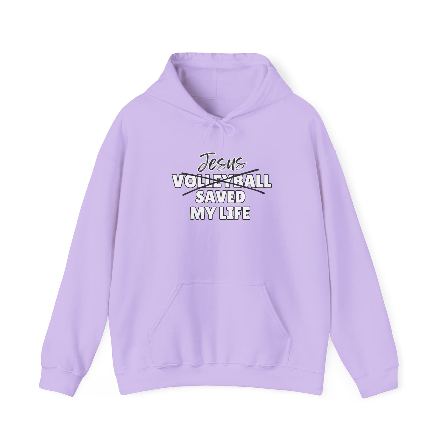 JSML Volleyball- Cursive Hoodie (white logo)