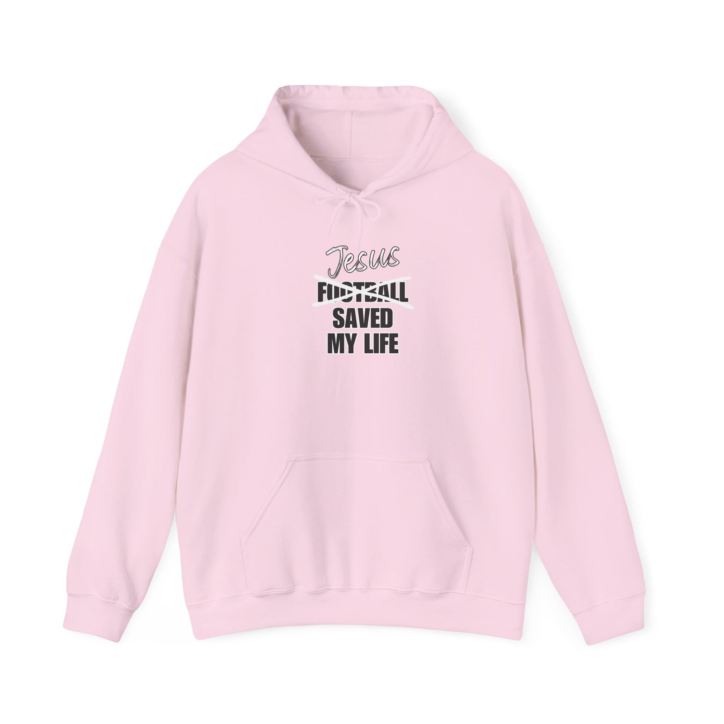 JSML Football- Cursive Hoodie (black logo)