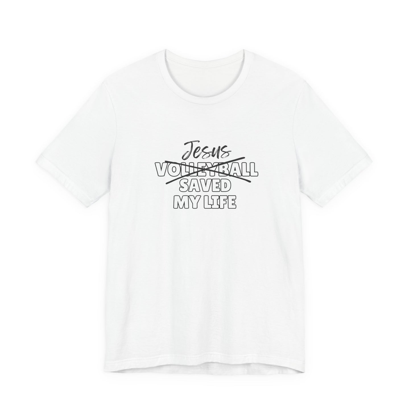 JSML Volleyball- cursive (white logo)