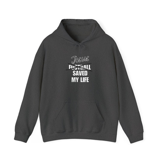 JSML Football- Cursive Hoodie (white logo)