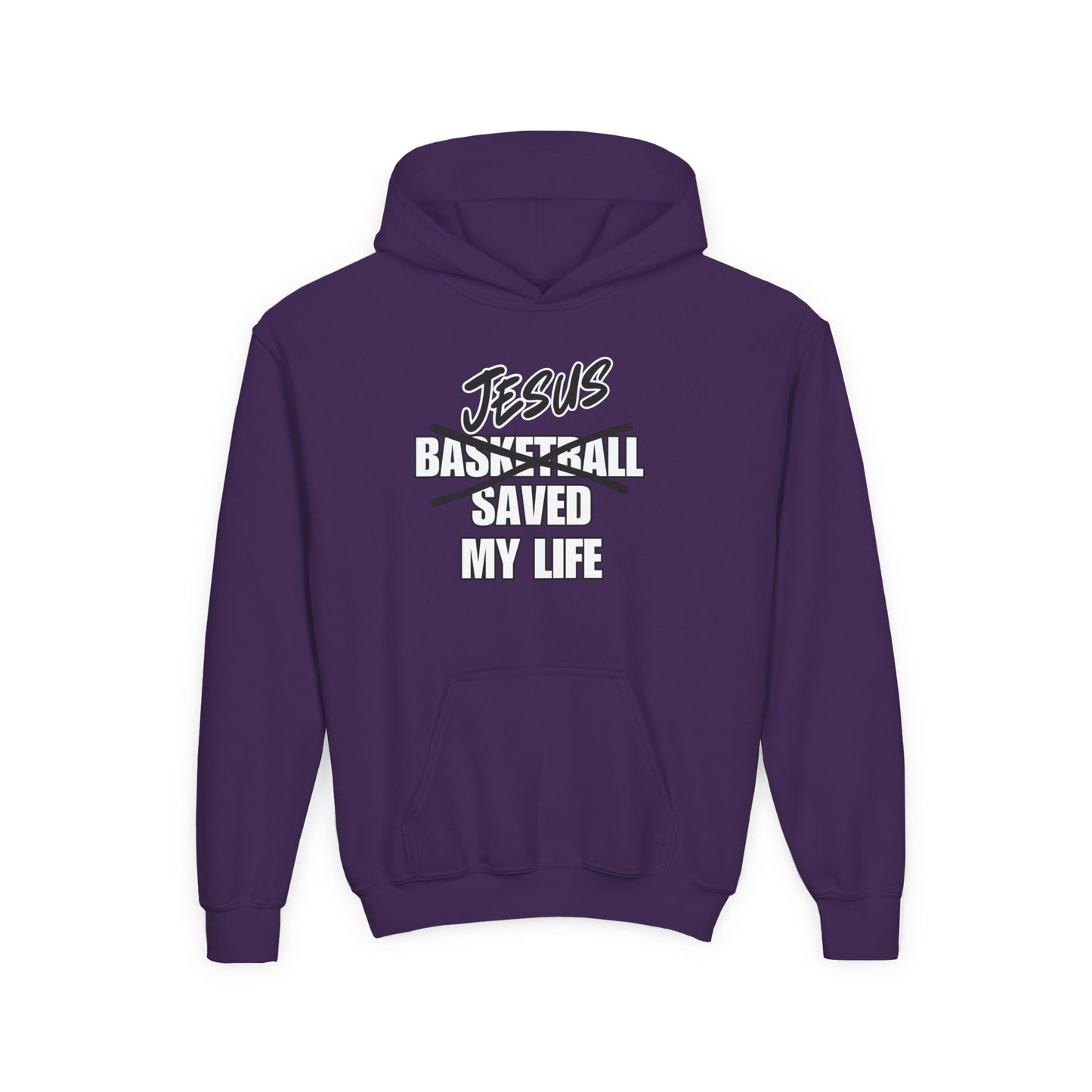 JSML Youth Basketball hoodie- Bold (white logo)