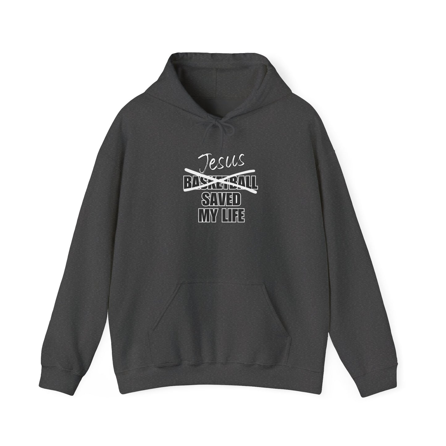 JSML Basketball- Cursive Hoodie (black logo)