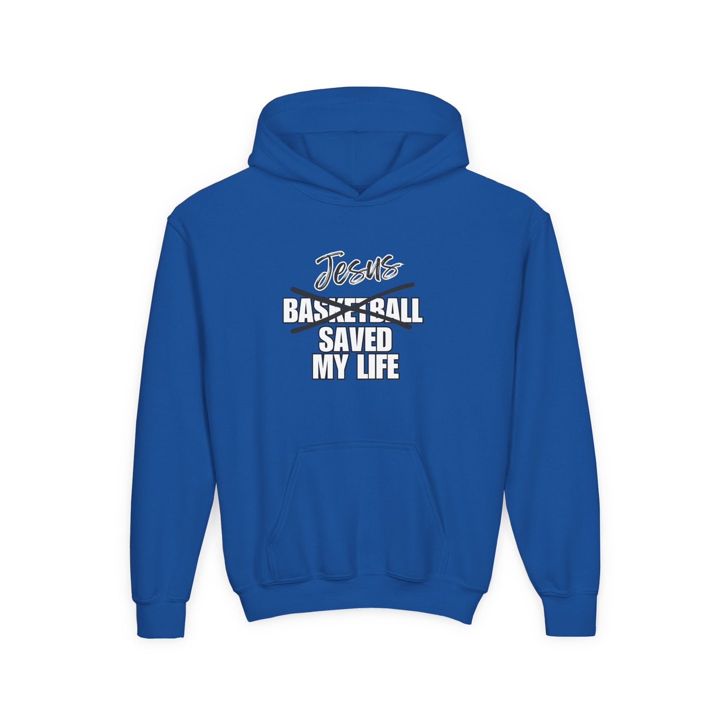JSML Youth Basketball hoodie- Cursive (white logo)