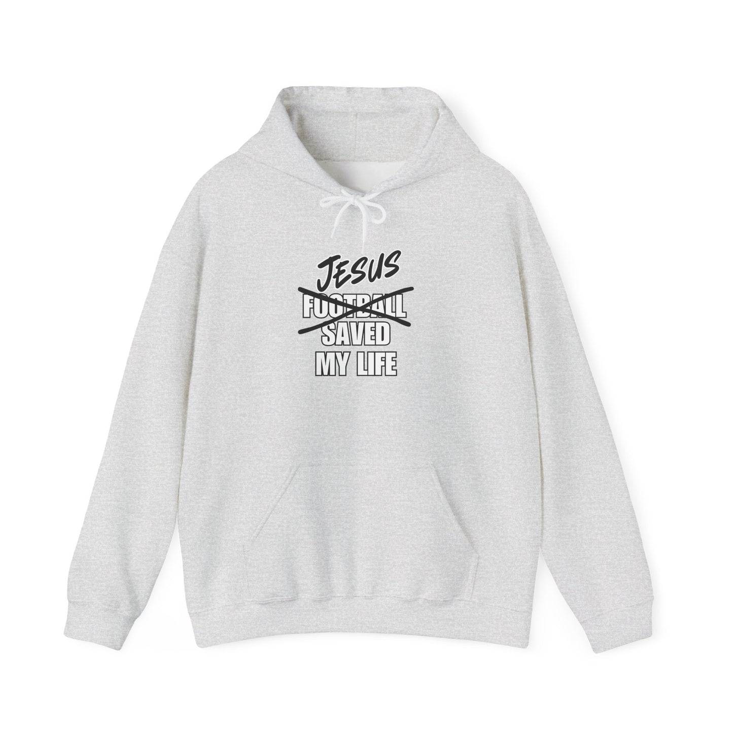 JSML Football- Bold Hoodie (white logo)