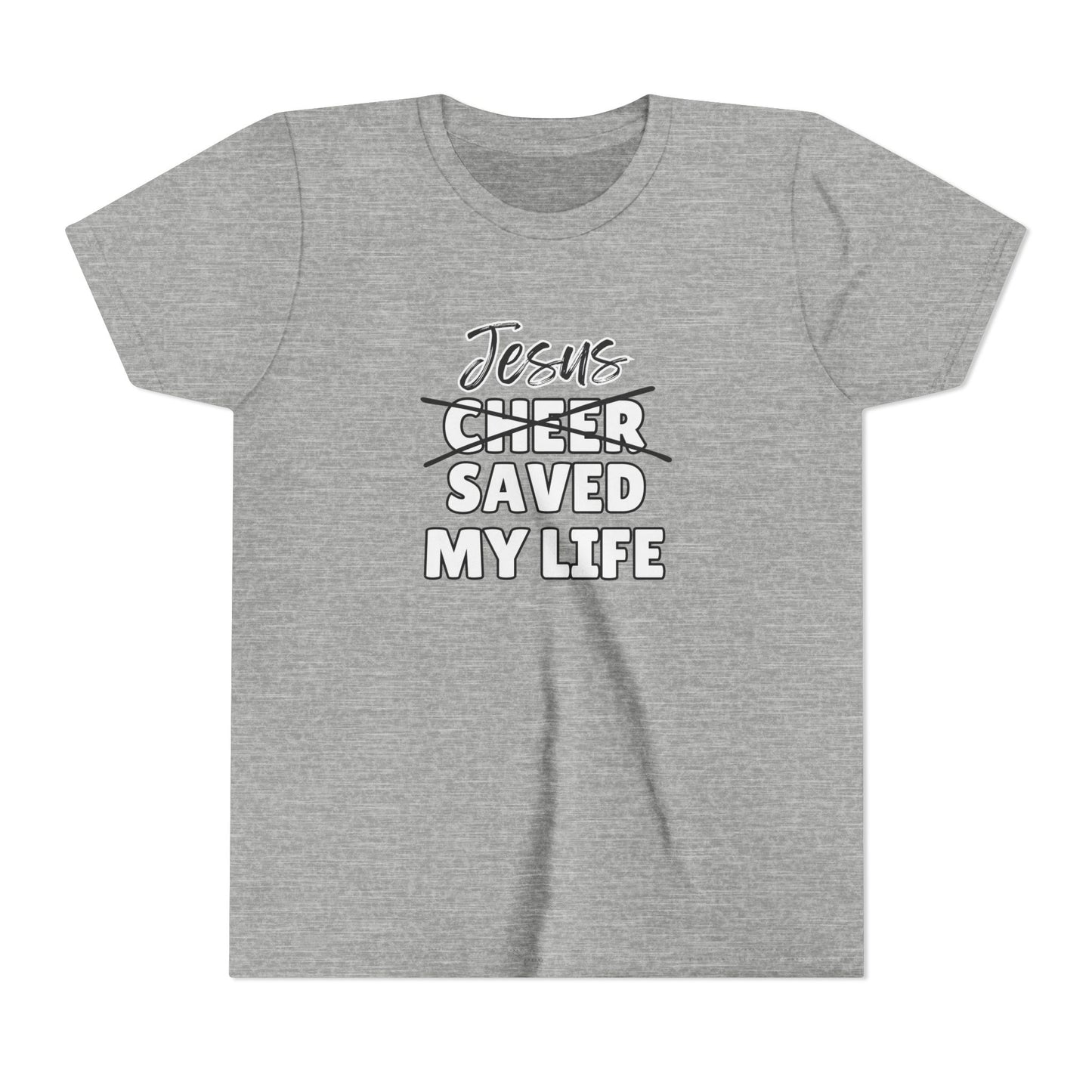 JSML Youth Cheer- Cursive (white logo)