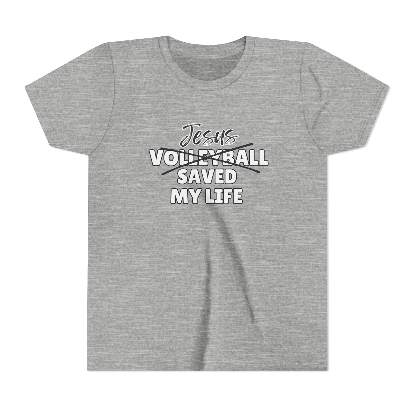 JSML Youth Volleyball- Cursive (white logo)