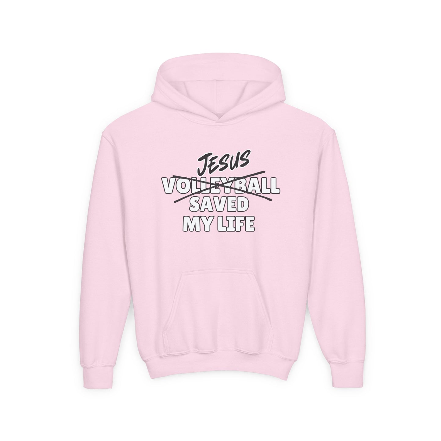 JSML Youth Volleyball hoodie- Bold (white logo)