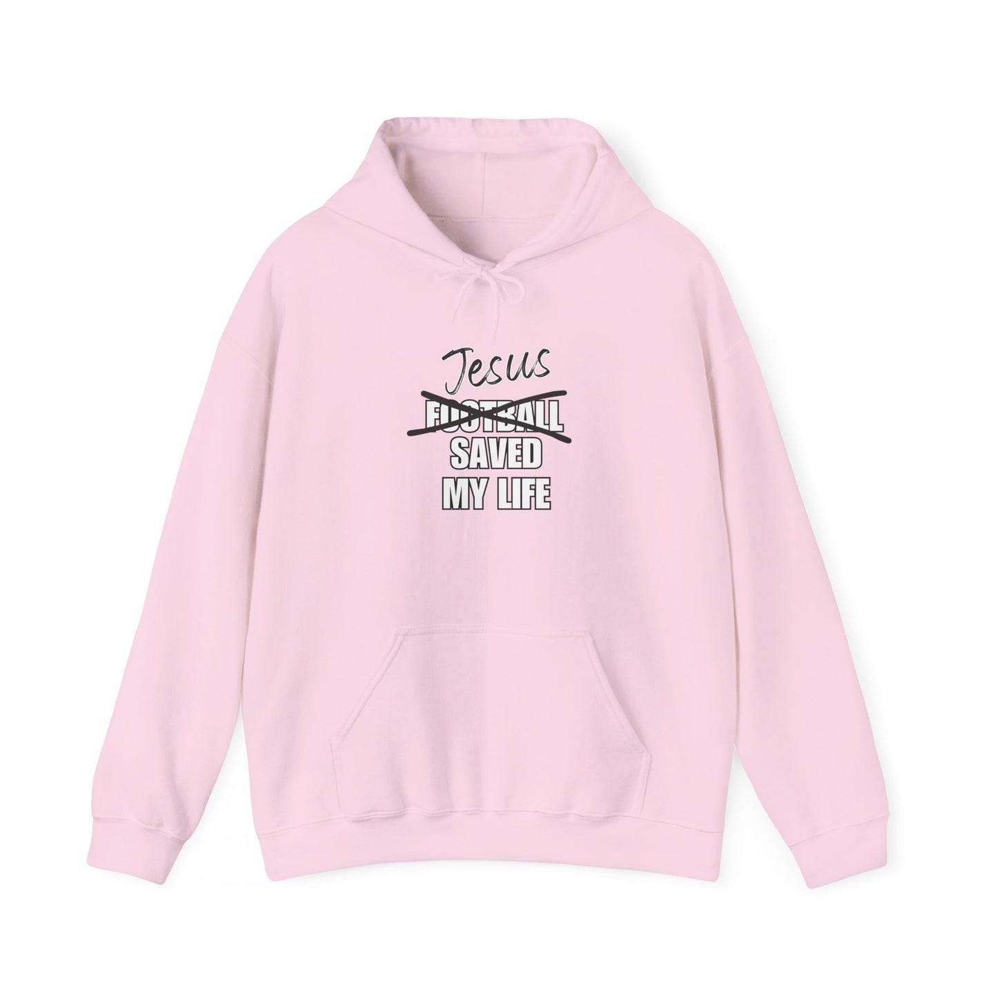 JSML Football- Cursive Hoodie (white logo)