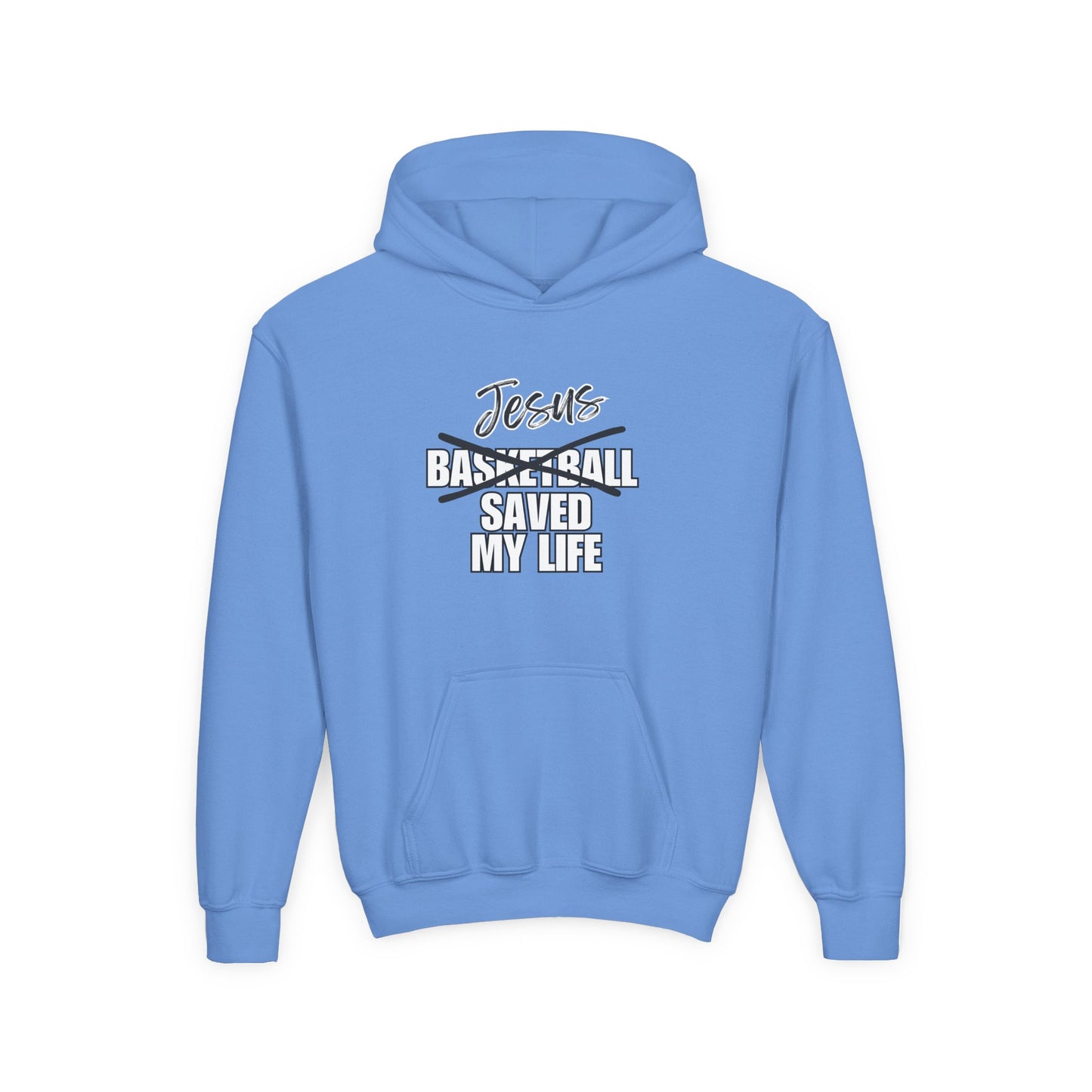 JSML Youth Basketball hoodie- Cursive (white logo)
