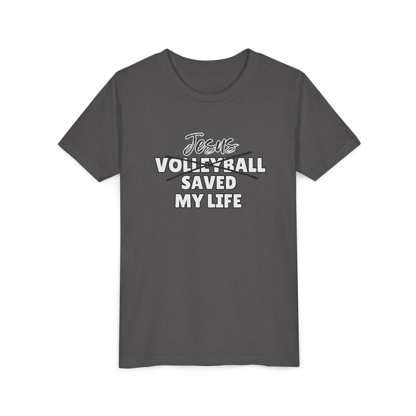 JSML Youth Volleyball- Cursive (white logo)