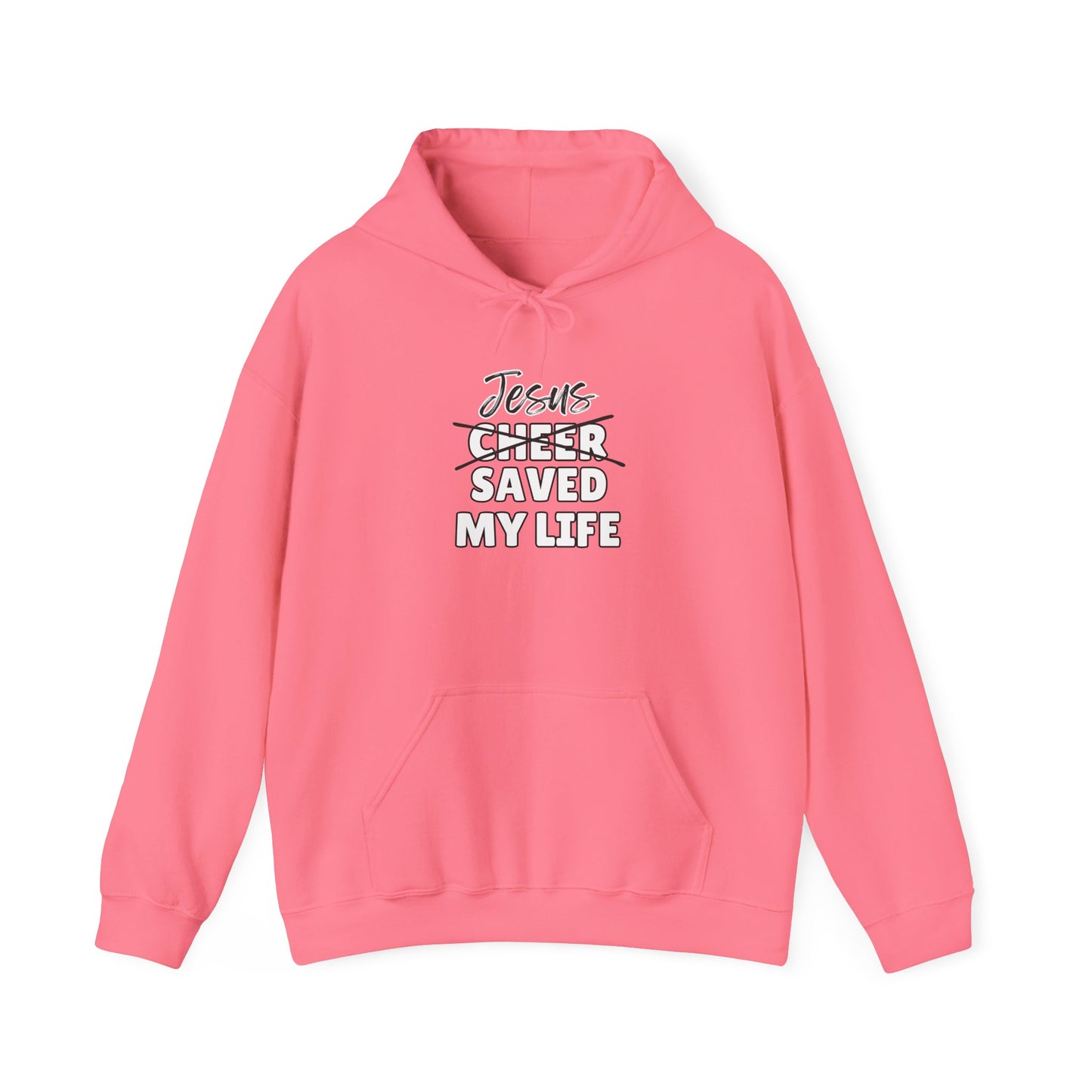 JSML CHEER- Cursive Hoodie (white logo)