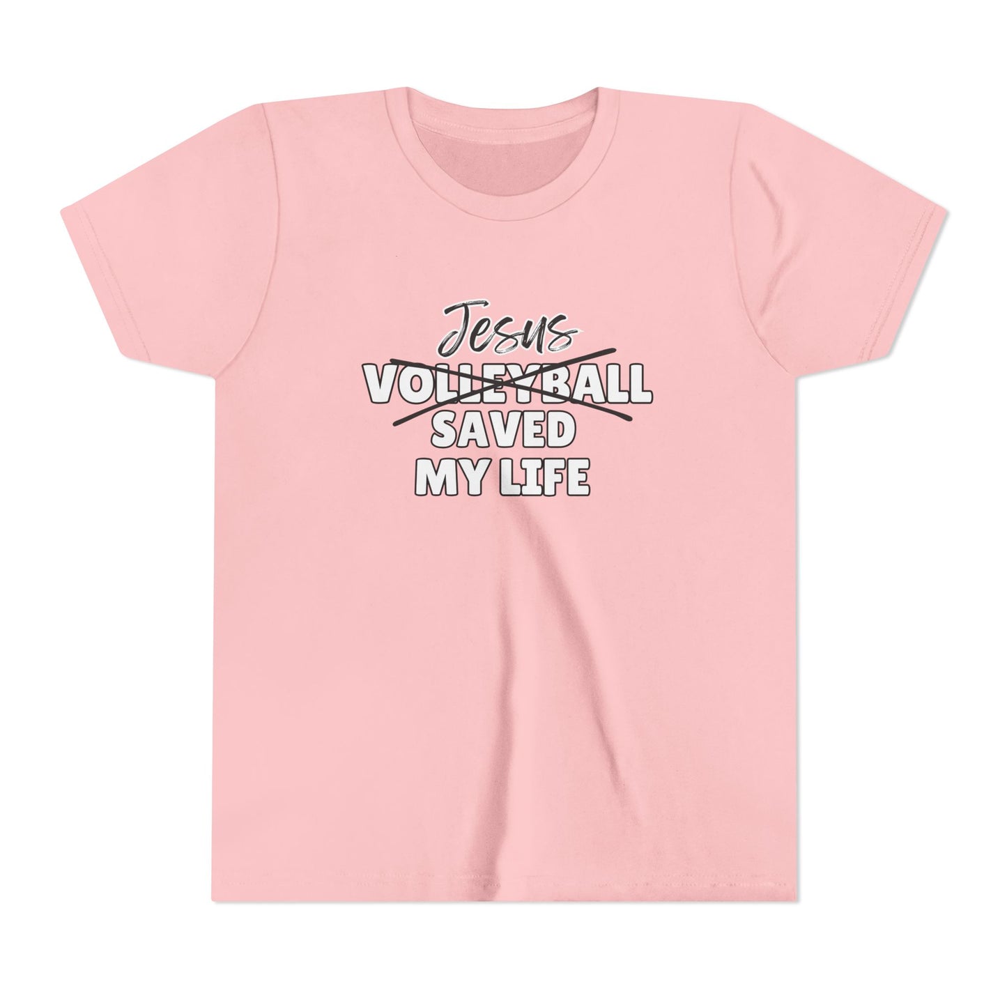 JSML Youth Volleyball- Cursive (white logo)