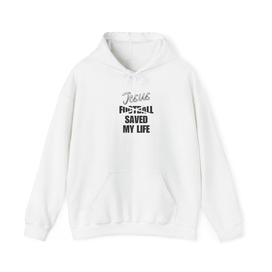 JSML Football- Cursive Hoodie (black logo)