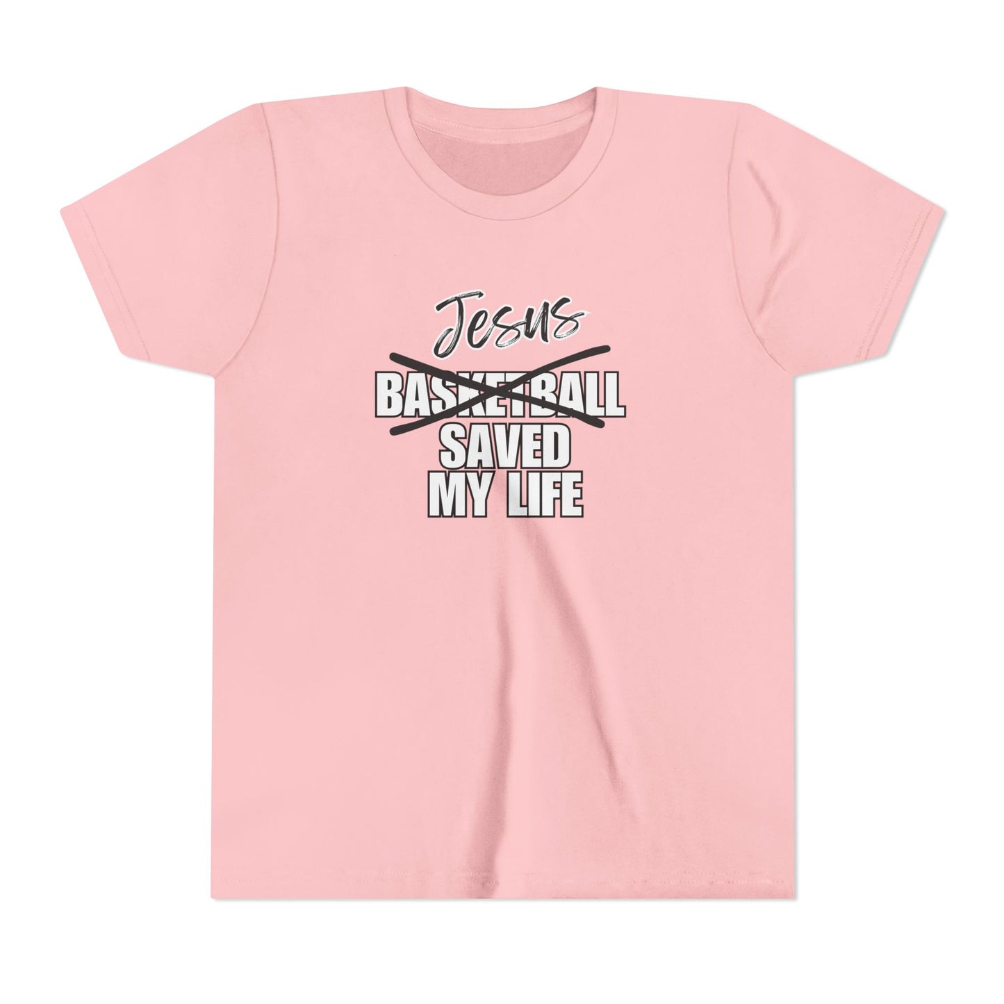 JSML Youth Basketball- Cursive (white logo)