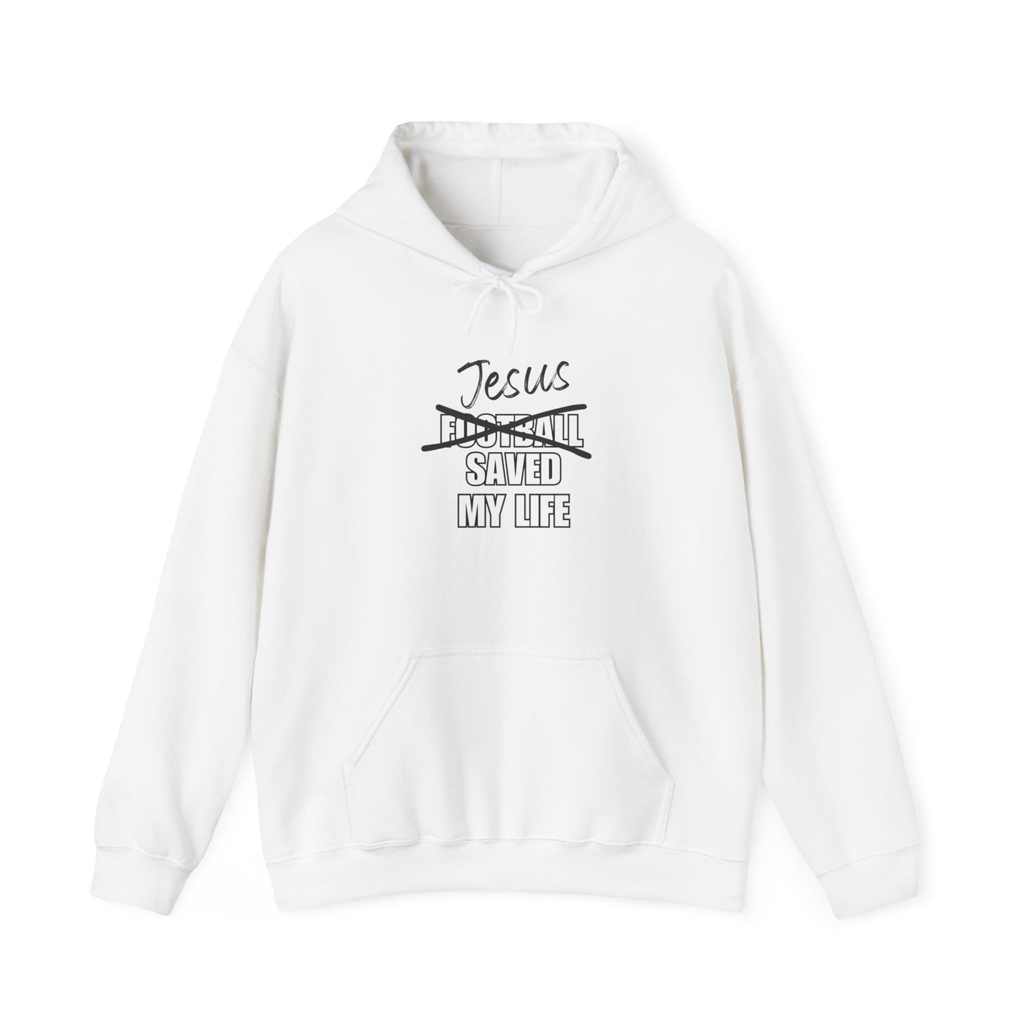 JSML Football- Cursive Hoodie (white logo)