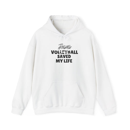 JSML Volleyball- Cursive Hoodie (black logo)