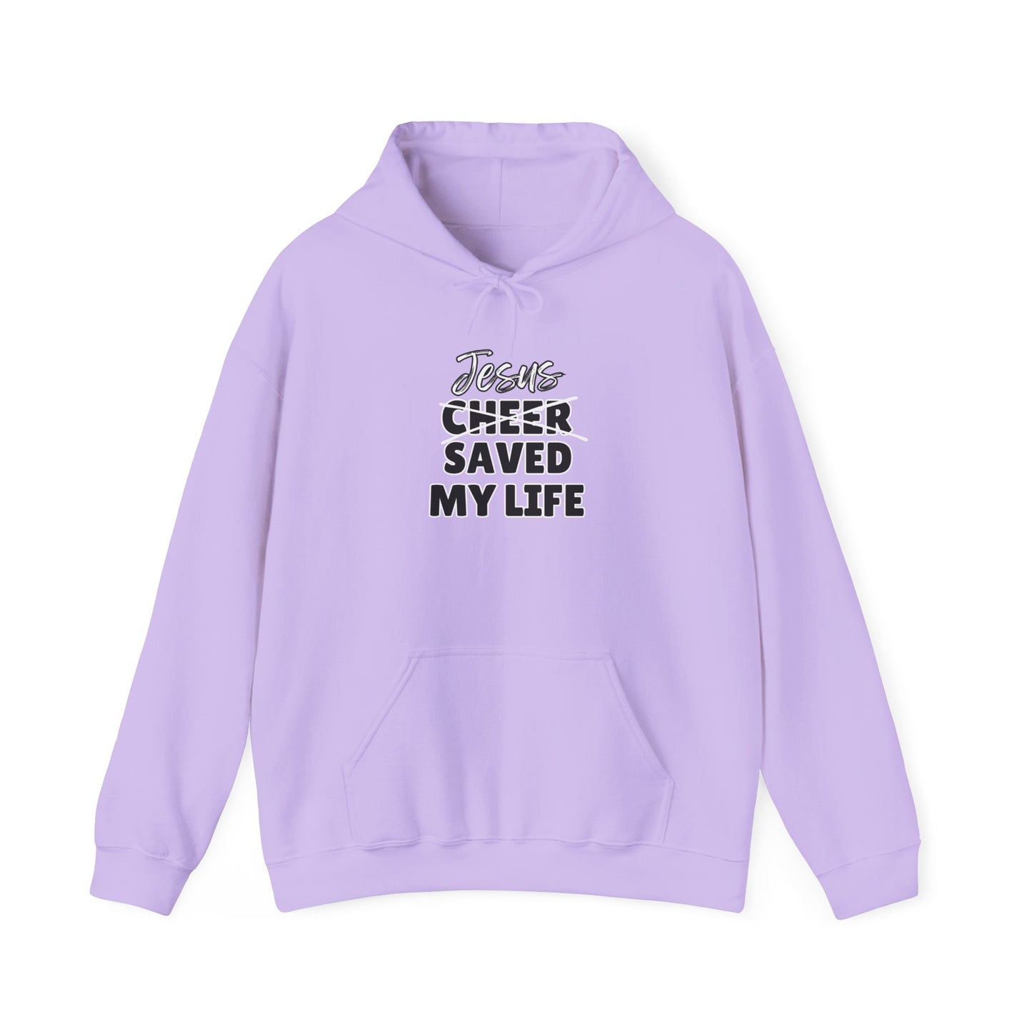 JSML CHEER- Cursive Hoodie (black logo)