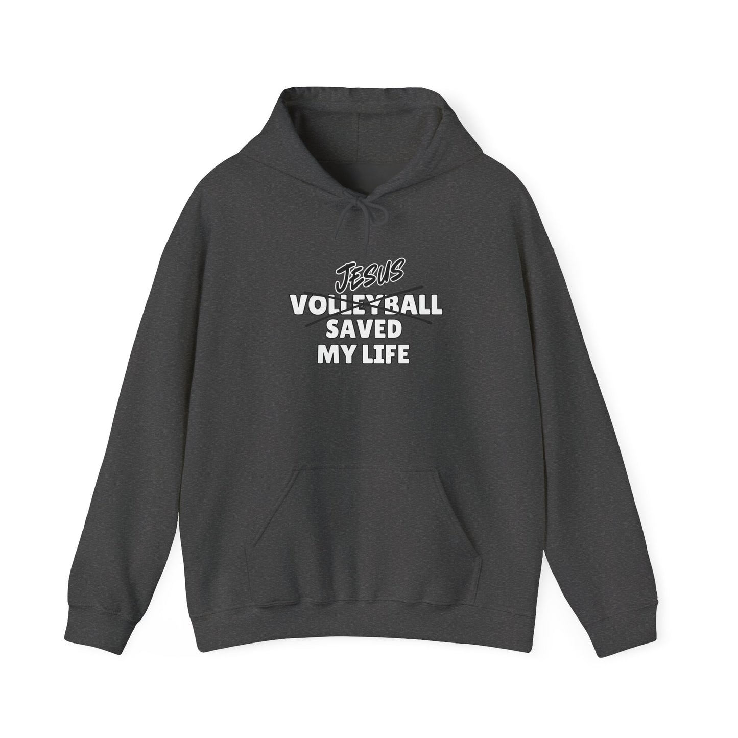 JSML Volleyball- Bold Hoodie (white logo)