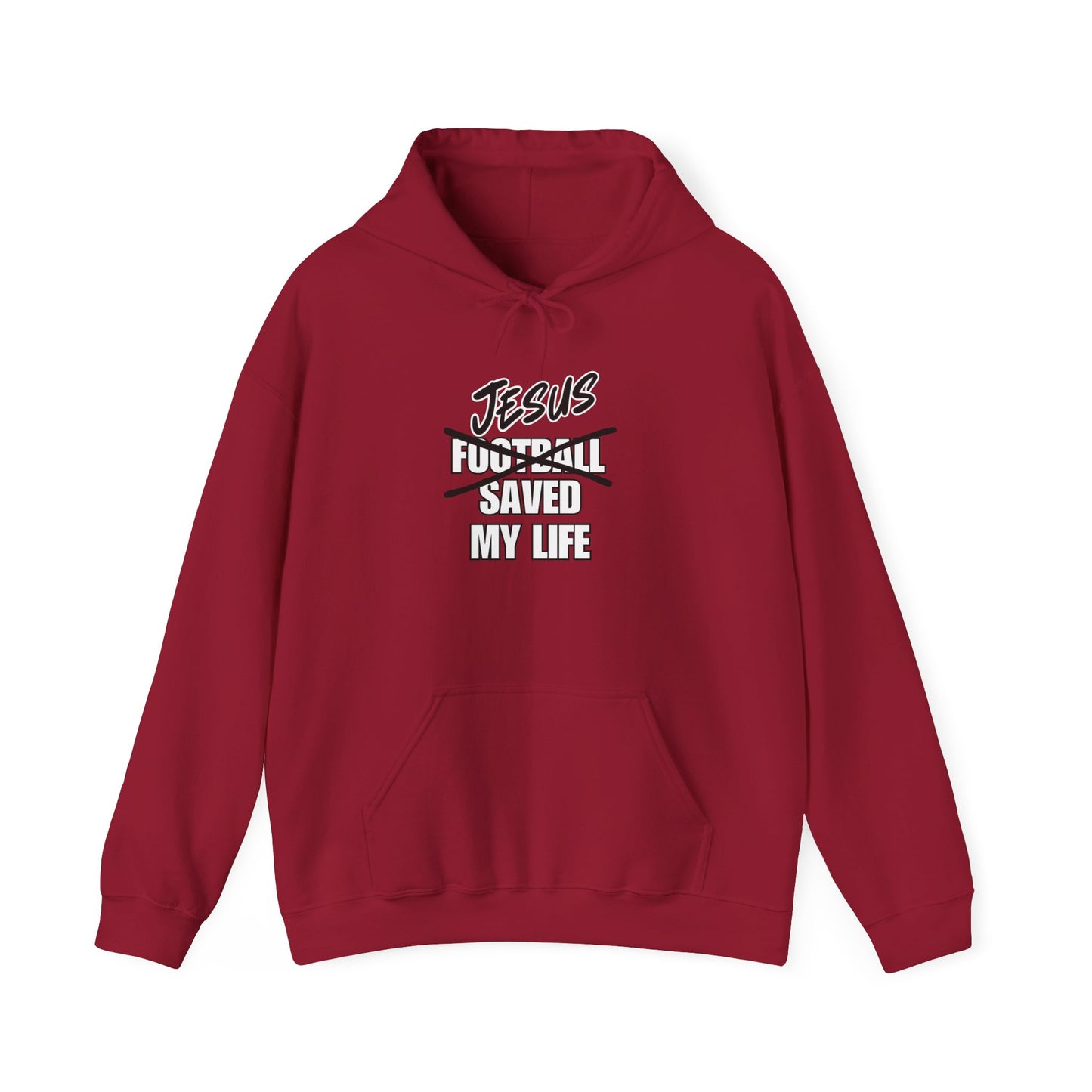 JSML Football- Bold Hoodie (white logo)