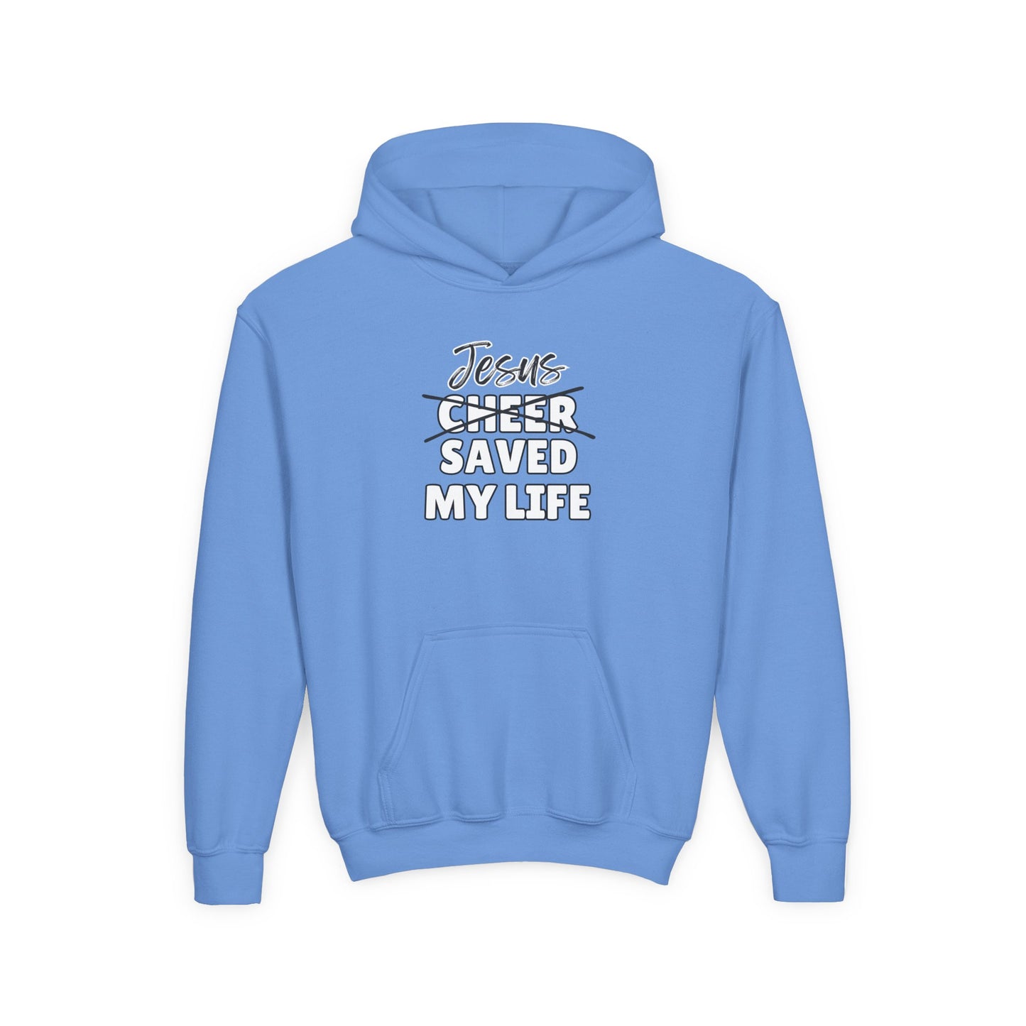 JSML Youth Cheer hoodie- Cursive (white logo)