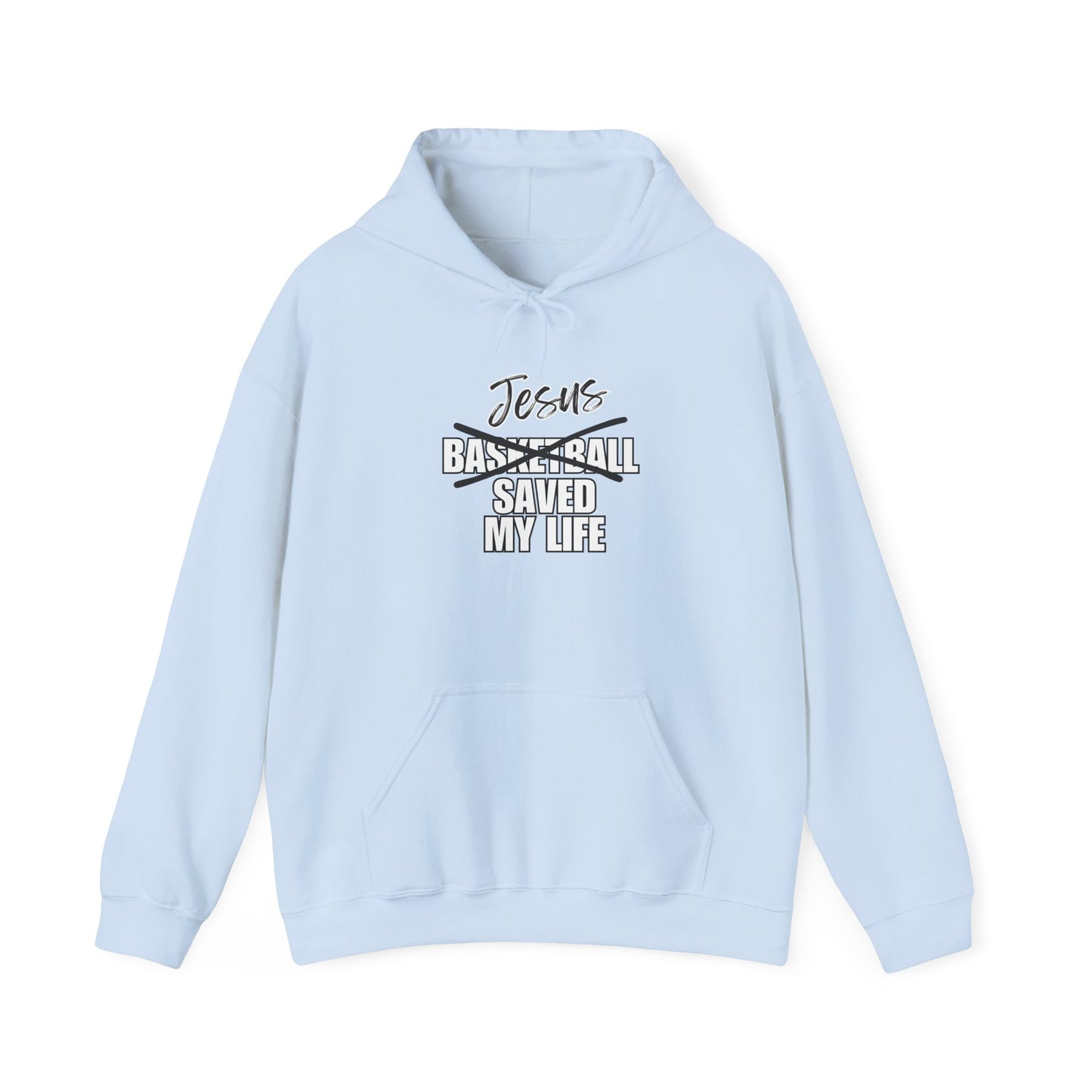 JSML Basketball- Cursive Hoodie (white logo)