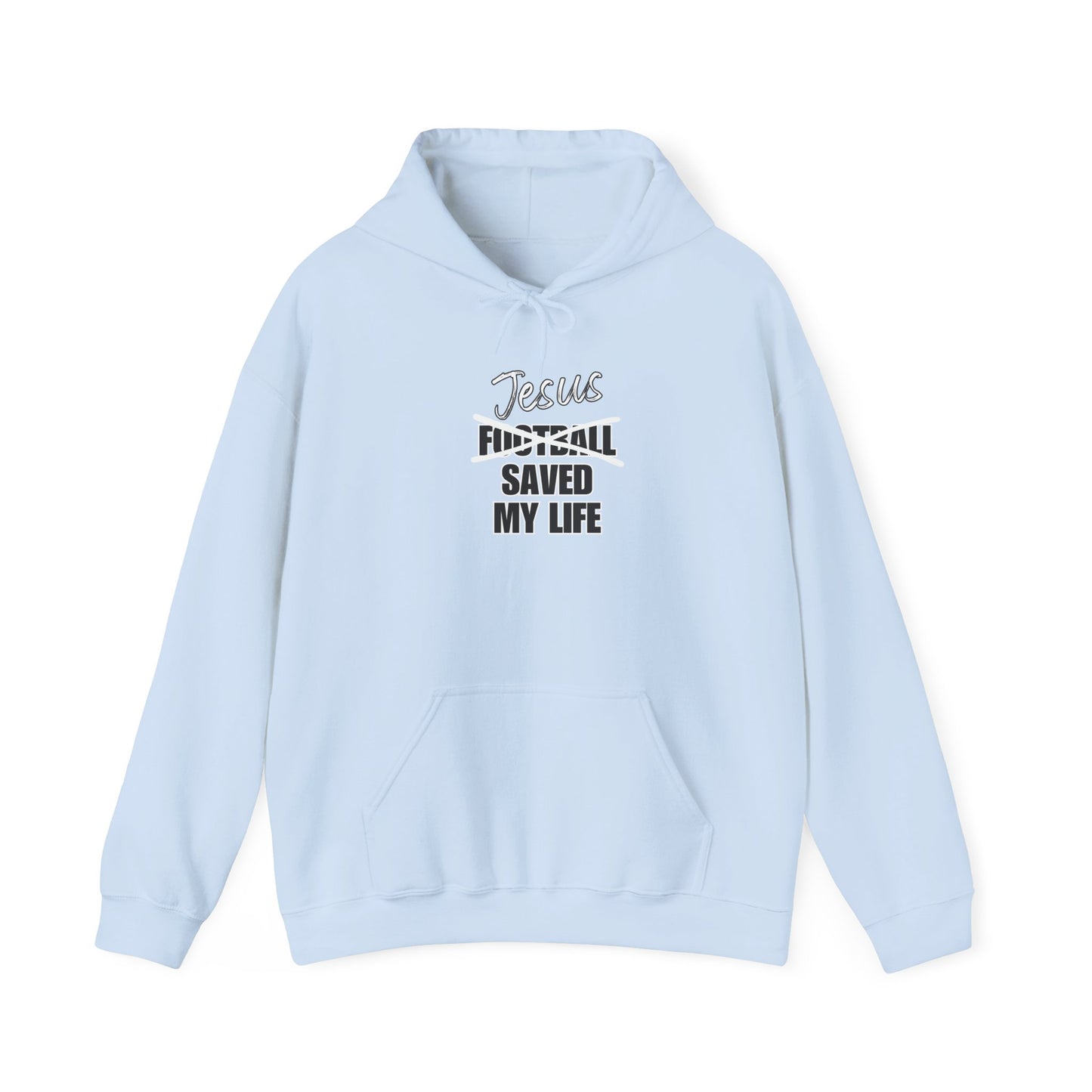 JSML Football- Cursive Hoodie (black logo)