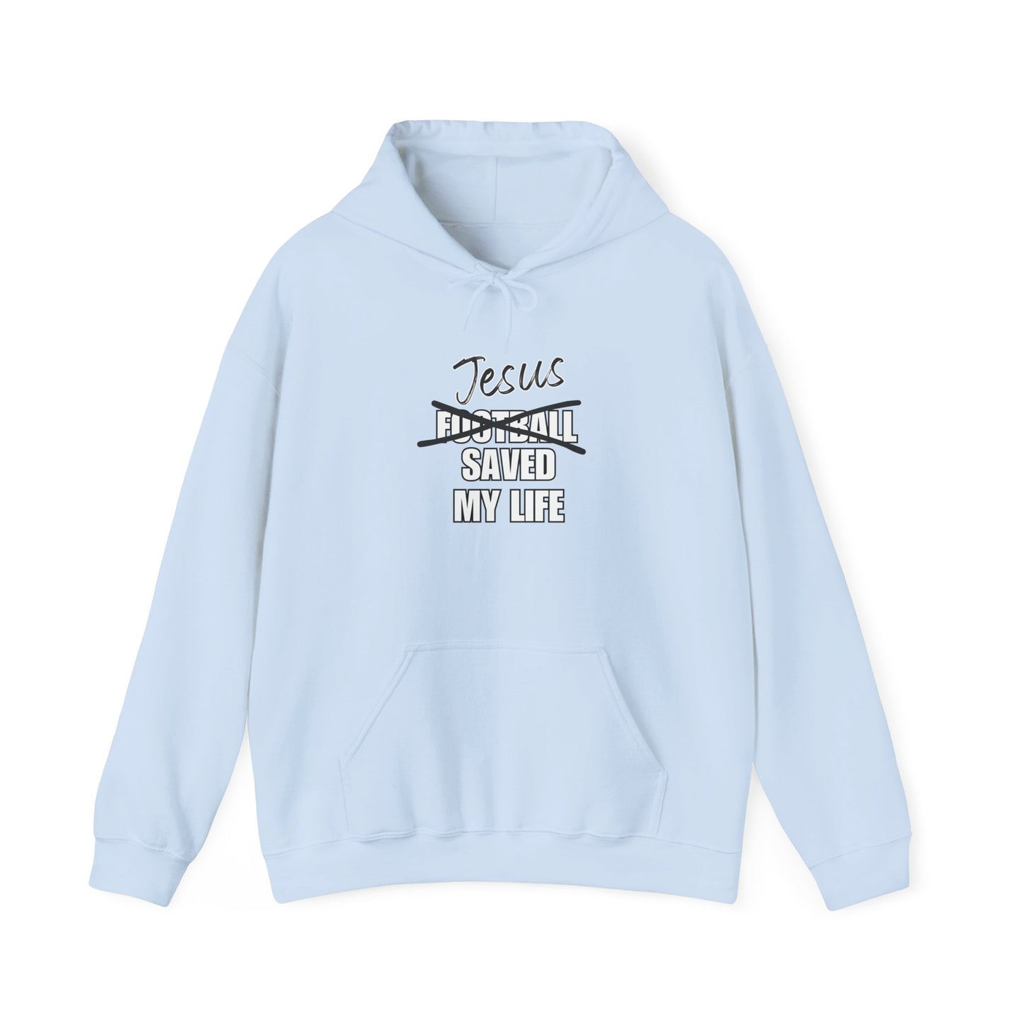 JSML Football- Cursive Hoodie (white logo)