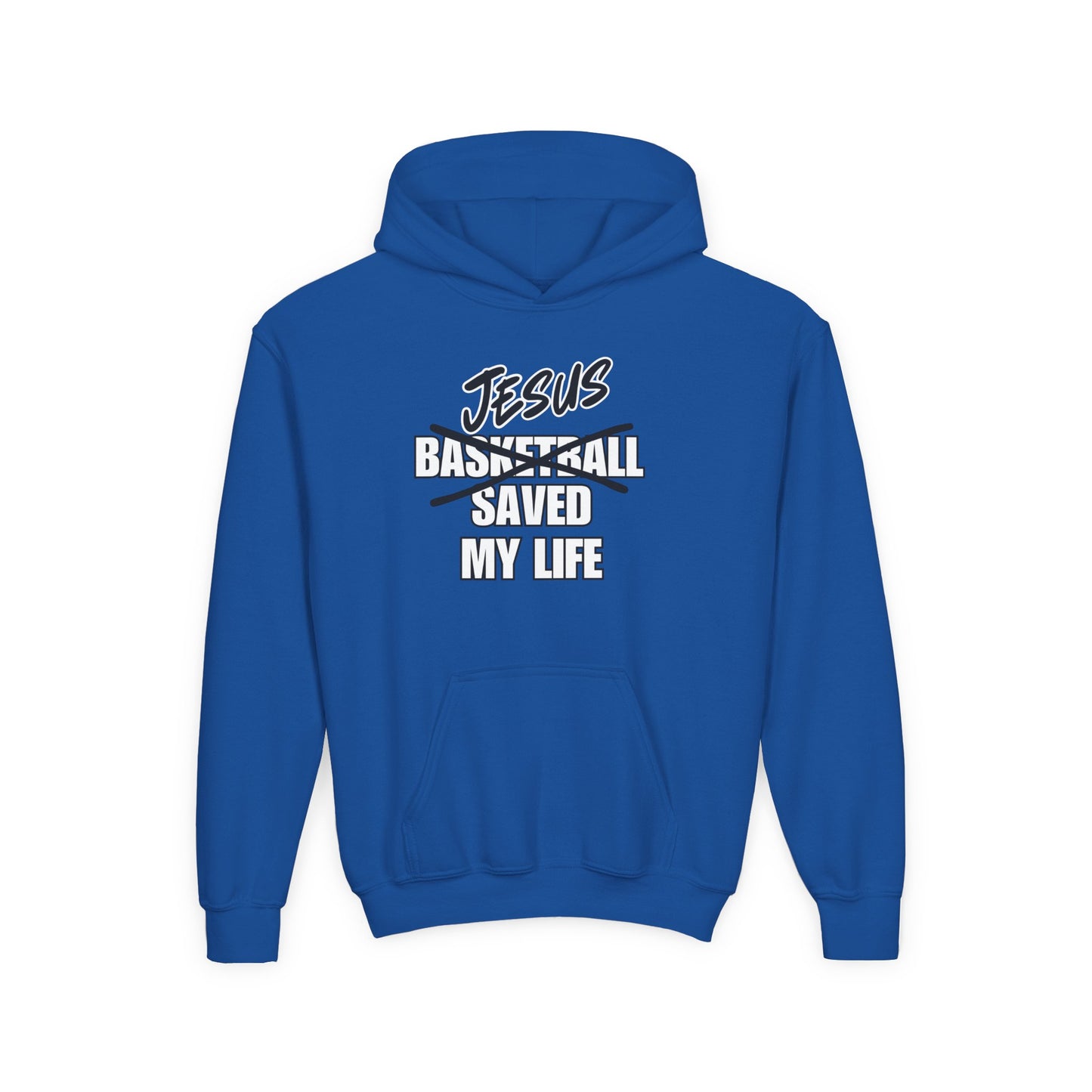 JSML Youth Basketball hoodie- Bold (white logo)