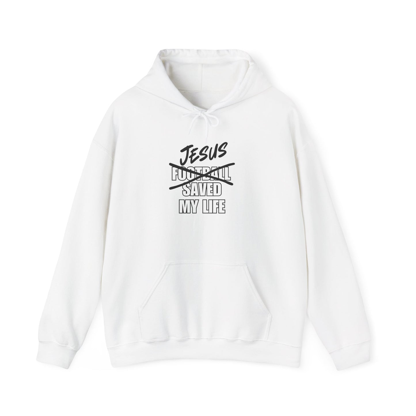 JSML Football- Bold Hoodie (white logo)