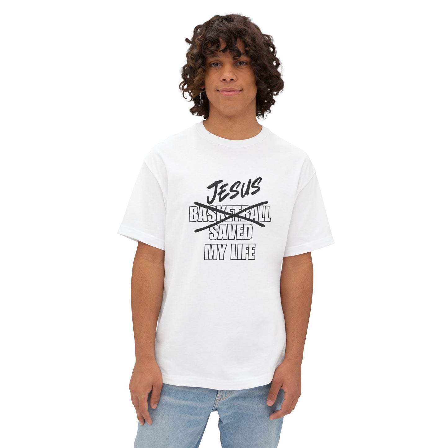 JSML Basketball- Bold Oversized (white logo)