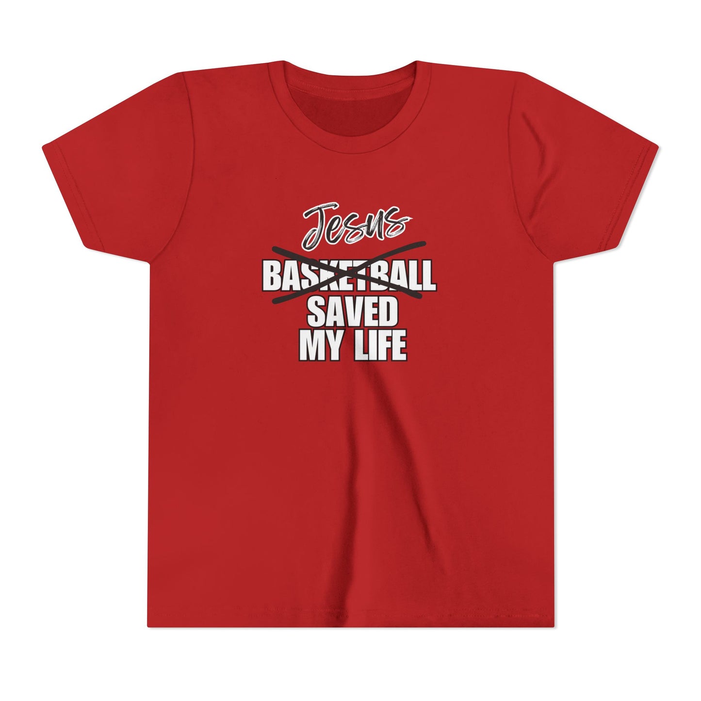 JSML Youth Basketball- Cursive (white logo)