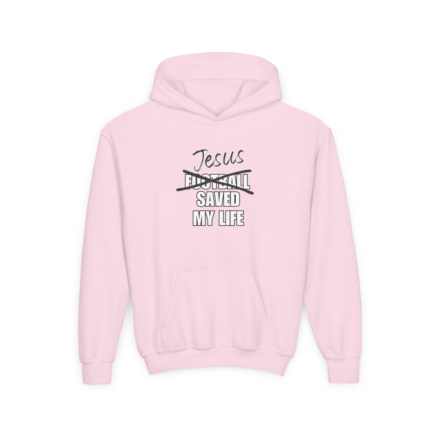 JSML Youth Football hoodie- Cursive (white logo)