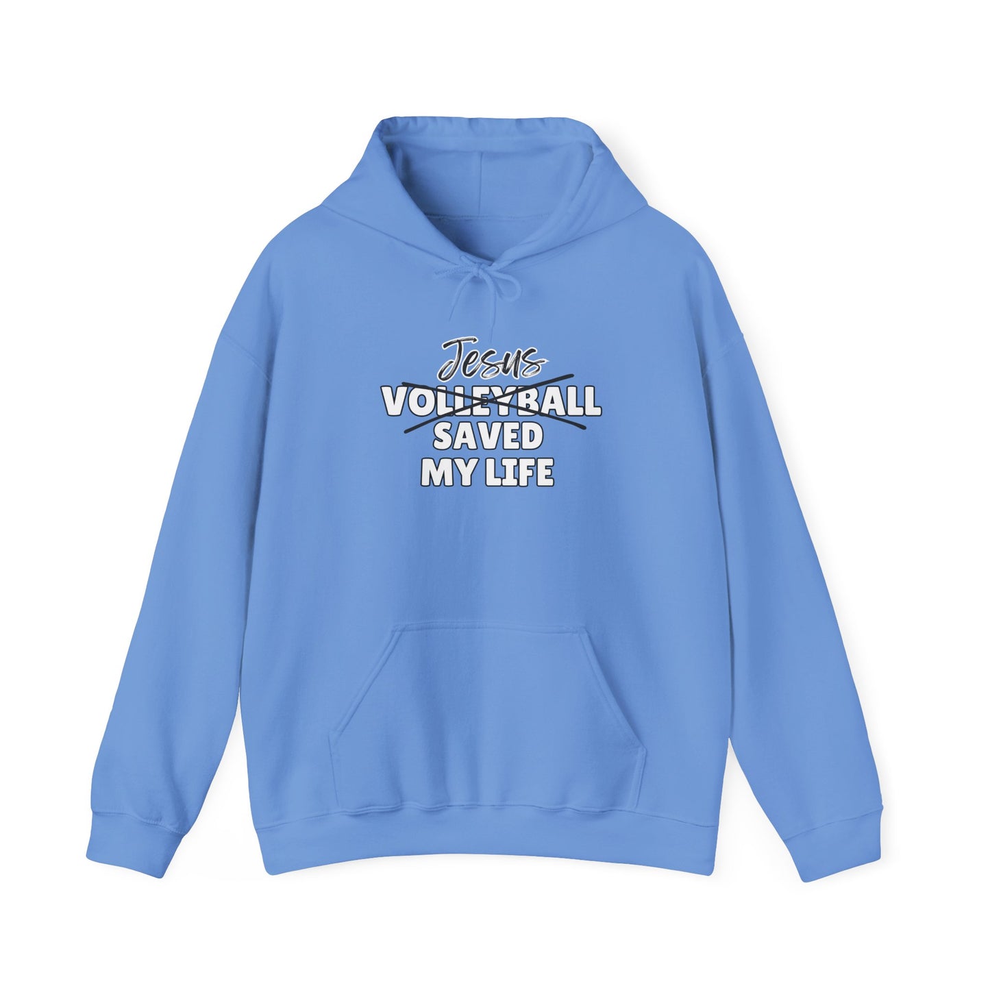JSML Volleyball- Cursive Hoodie (white logo)